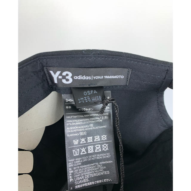 Y-3(ワイスリー)の未使用！ 18-19aw Y-3 ワイスリー ヨウジヤマモト キャップ 帽子 メンズの帽子(キャップ)の商品写真