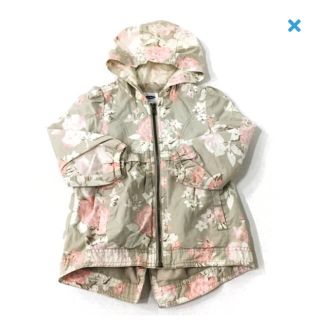 オールドネイビー(Old Navy)の交渉中  OLDNAVY☆used☆100☆花柄春秋コート(ジャケット/上着)