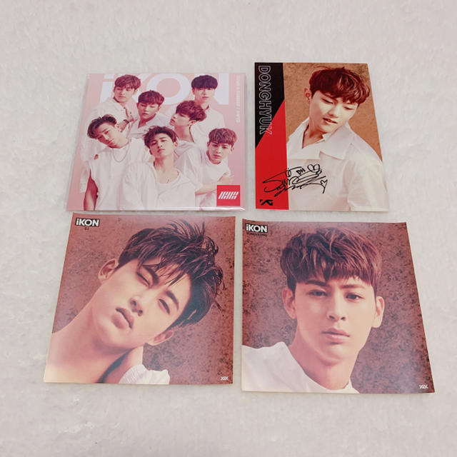 iKON(アイコン)のiKON ポストカード CD ステッカー エンタメ/ホビーのタレントグッズ(アイドルグッズ)の商品写真