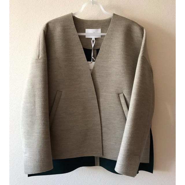 専用】〈ENFOLD〉ウールボンディングショートコート - ノーカラー