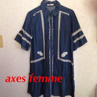 アクシーズファム(axes femme)の新品未使用☆axes femme☆ワンピ(ミニワンピース)