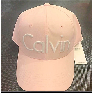 カルバンクライン(Calvin Klein)のカルバンクライン キャップ 新品 ピンク大人気★ラスト一点のみ(キャップ)