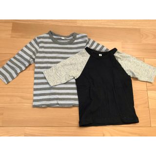 ムジルシリョウヒン(MUJI (無印良品))の無印 ベビー 80 Tシャツ2枚組(送料無料)(Ｔシャツ)