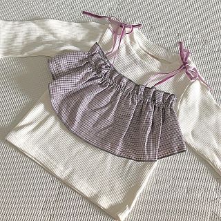 プティマイン(petit main)のひな様専用♡petit main カットソーキャミセット(シャツ/カットソー)