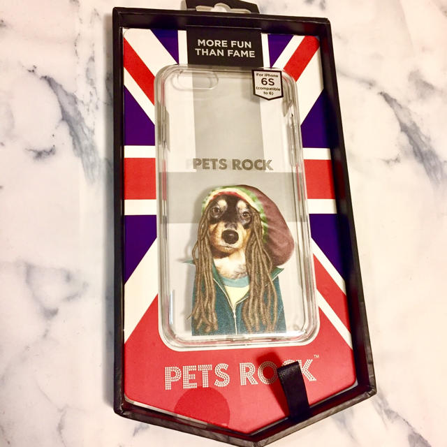 iphone xr 白 ケース | iPhone - 新品 PETS ROCK ペッツロック iPhone6 6s ケース カバー 犬の通販 by Miyuu′s SHOP ｜アイフォーンならラクマ