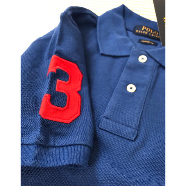 Ralph Lauren(ラルフローレン)のラルフローレン  ポロシャツ 150センチ ブルー キッズ/ベビー/マタニティのキッズ服男の子用(90cm~)(Tシャツ/カットソー)の商品写真