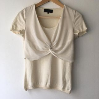 アンタイトル(UNTITLED)の【新品】UNTITLEDカットソー(カットソー(半袖/袖なし))