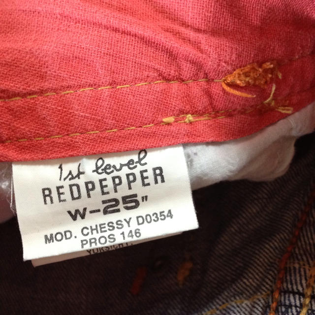 REDPEPPER(レッドペッパー)のレッドペッパー♡デニム レディースのパンツ(デニム/ジーンズ)の商品写真