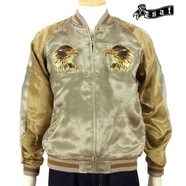 ｻﾄﾘ/大鷲/ｽｶｼﾞｬﾝ/gsjr-018/花旅楽団 メンズのジャケット/アウター(スカジャン)の商品写真