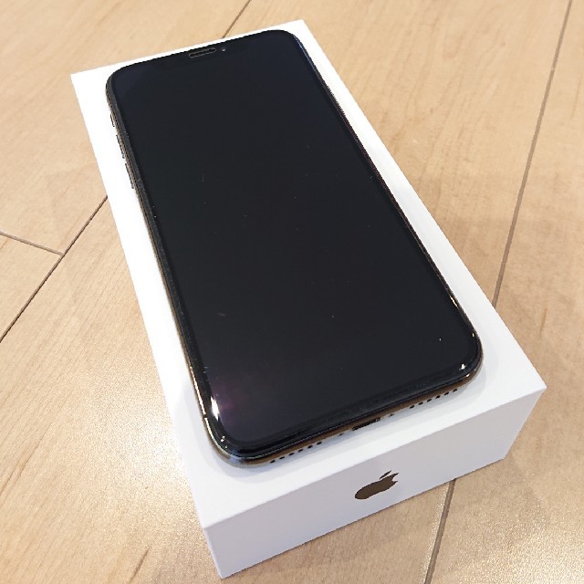 美品 iPhone X SpaceGray 64GB Softbankロック解