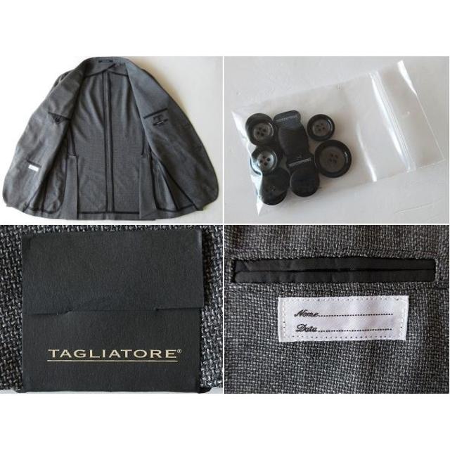 BOGLIOLI(ボリオリ)の定価9.2万 タリアトーレ モンテカルロ ホップサックJKT グレー 42 伊製 メンズのジャケット/アウター(テーラードジャケット)の商品写真