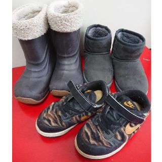 ナイキ(NIKE)の子供靴 ３足セット NIKE スニーカー プーキーズ スノーブーツ (ブーツ)