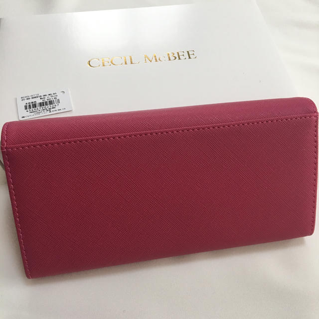 CECIL McBEE(セシルマクビー)の箱なし❣️新品 セシルマクビー V金具 長財布 ピンク系 レディースのファッション小物(財布)の商品写真