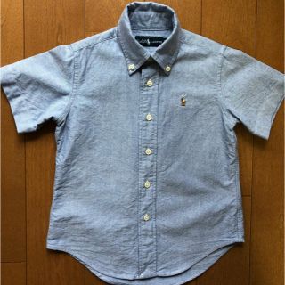 ラルフローレン(Ralph Lauren)の【Ralph Lauren】半袖ボタンダウンシャツ サイズ100(ブラウス)