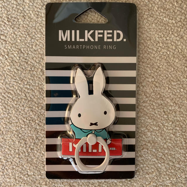 MILKFED.(ミルクフェド)のミルクフェド ミッフィ スマホリング 未使用未開封 スマホ/家電/カメラのスマホアクセサリー(その他)の商品写真