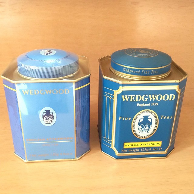 WEDGWOOD(ウェッジウッド)のウエッジウッド 空き缶 2個💓 インテリア/住まい/日用品のキッチン/食器(容器)の商品写真