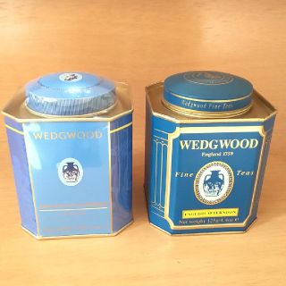 ウェッジウッド(WEDGWOOD)のウエッジウッド 空き缶 2個💓(容器)