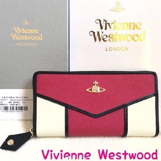 ヴィヴィアンウエストウッド(Vivienne Westwood)のヴィヴィアンウエストウッド 財布 正規品 新品 レディース ピンク ホワイト(財布)