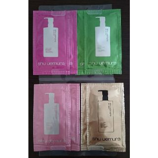 シュウウエムラ(shu uemura)のshu uemura クレンジング4種 試供品セット(クレンジング/メイク落とし)