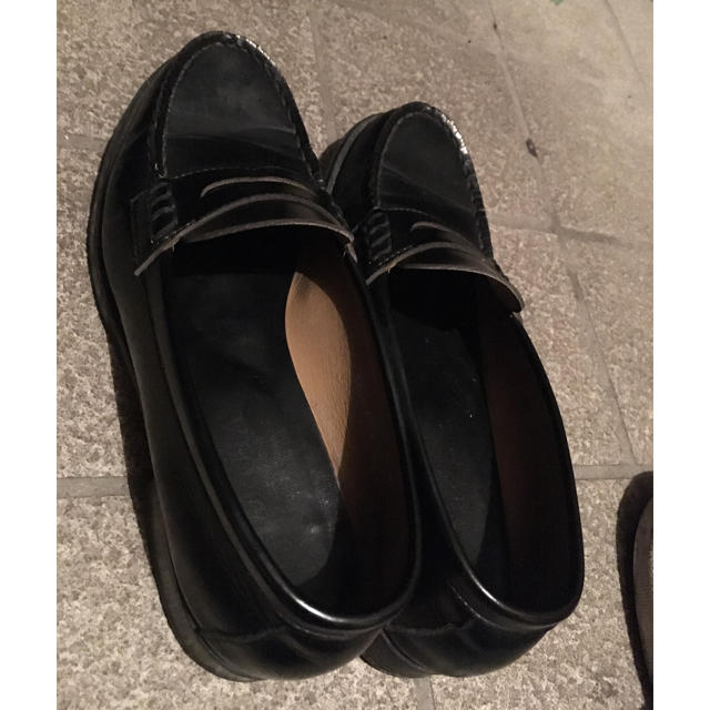 HARUTA(ハルタ)のローファー黒 25cm レディースの靴/シューズ(ローファー/革靴)の商品写真
