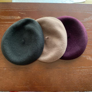 ユナイテッドアローズ(UNITED ARROWS)のベレー帽   3個まとめてのお値段です。(ハンチング/ベレー帽)