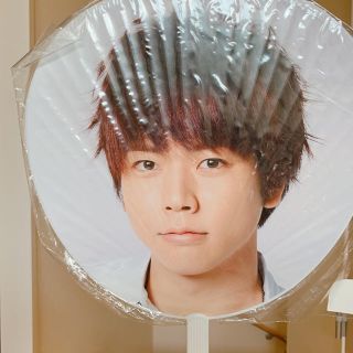 ニュース(NEWS)の【まっすーグッズまとめ売り】増田貴久 うちわ クリアファイル( *˘ ³˘)💛(アイドルグッズ)