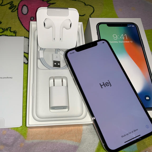 iPhone X Silver 64 GB docomo 新品 未使用 - スマートフォン本体