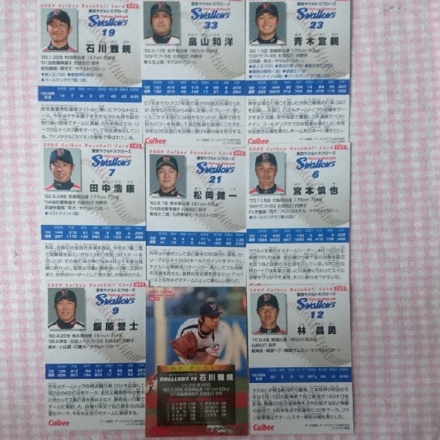 東京ヤクルトスワローズ(トウキョウヤクルトスワローズ)の東京ヤクルトスワローズ2009年限定プロ野球チップスカード エンタメ/ホビーのタレントグッズ(スポーツ選手)の商品写真