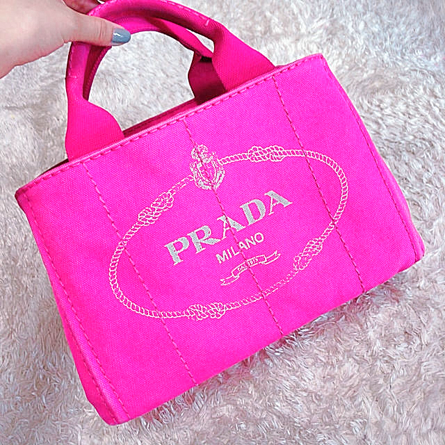 PRADA(プラダ)の୨୧専用出品୨୧PRADA プラダ カナパ  ピンク  レディースのバッグ(トートバッグ)の商品写真