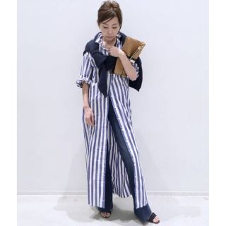 アパルトモンドゥーズィエムクラス(L'Appartement DEUXIEME CLASSE)のタグ付き新品♡アパルトモン♡STATESIDE STRIPE シャツワンピース(ロングワンピース/マキシワンピース)