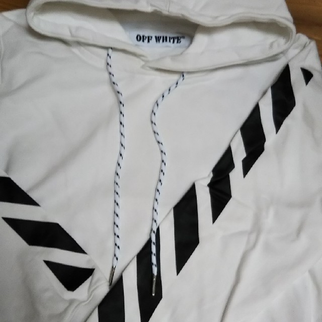 メンズoffwhite  パーカー  白  M 即日発送