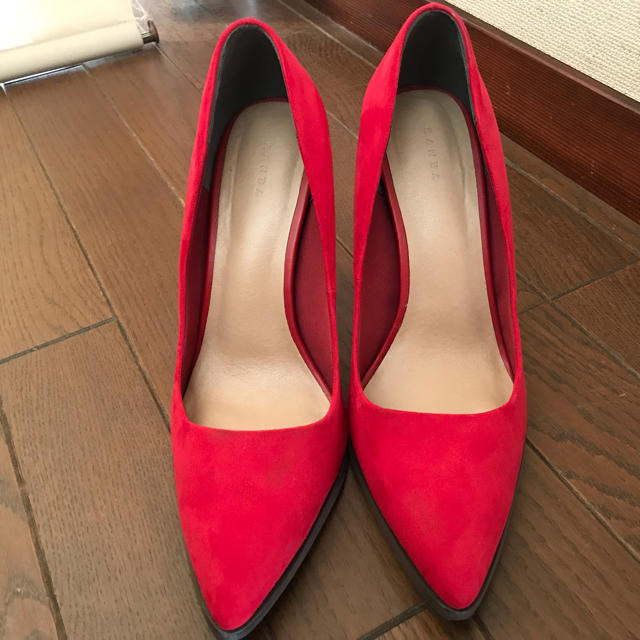 RANDA(ランダ)のRANDA 赤パンプス レディースの靴/シューズ(ハイヒール/パンプス)の商品写真