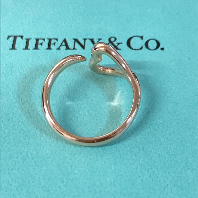 Tiffany & Co.(ティファニー)の専用です☆ティファニー オープンハート 指輪 9号 k18 ローズゴールド レディースのアクセサリー(リング(指輪))の商品写真