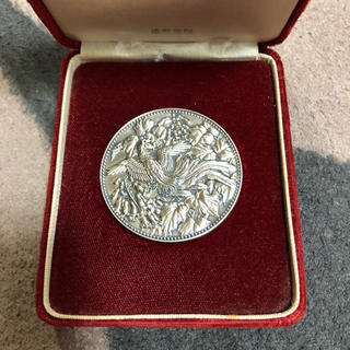 500円白銅貨幣発行記念 メダル 純銀製(貨幣)