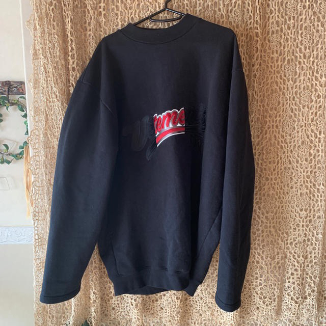 値下げ‼️ vetements Embroidered Sweatshirt