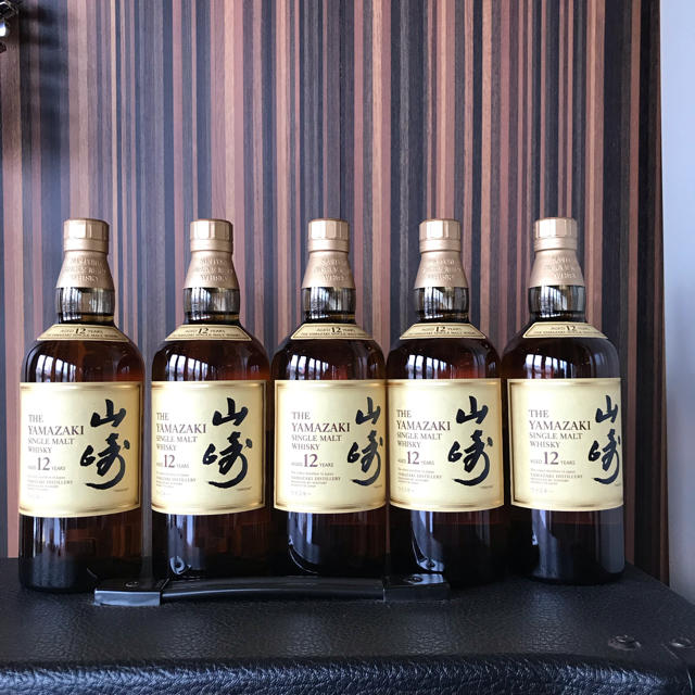 サントリー(サントリー)のサントリー山崎12年  5本 食品/飲料/酒の酒(ウイスキー)の商品写真