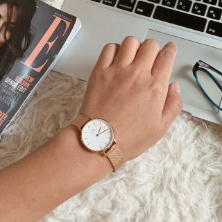 ダニエルウェリントン(Daniel Wellington)のmelrose28mm rose gold文字盤白| ダニエルウェリントン時計(腕時計)