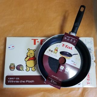 ティファール(T-fal)の入手困難イエロー新品！ティファールT-falくまのプーさん27cmフライパン(鍋/フライパン)