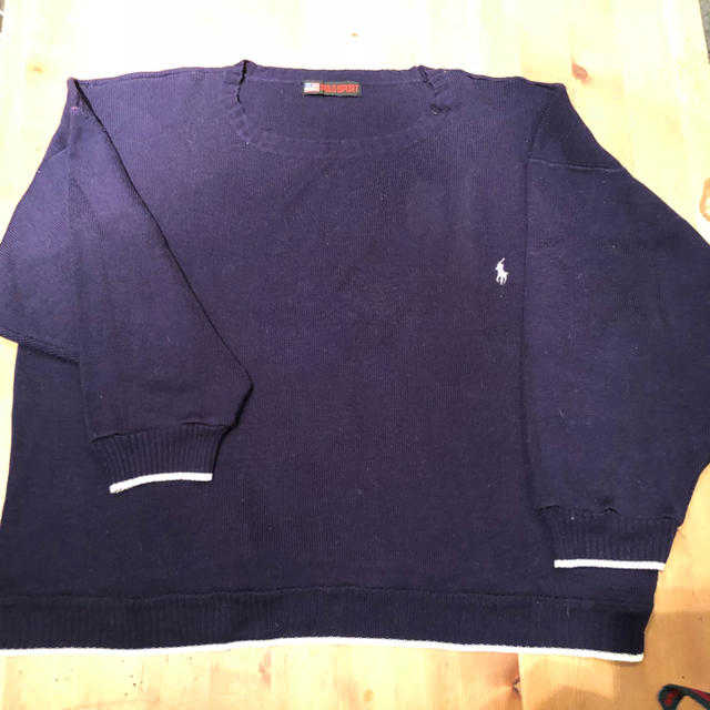 POLO RALPH LAUREN(ポロラルフローレン)のポロ スポーツ POLO SPORT 紺色 セーター メンズのトップス(ニット/セーター)の商品写真