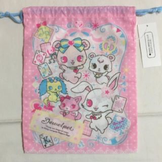 ジュエルペット(ジュエルペット)の♡ ジュエルペット 巾着  ♡約 20.5 cm × 約 27 cm ♡ 未使用(その他)