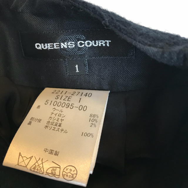 QUEENS COURT(クイーンズコート)の☆QUEENS COURT クイーンズ コート 黒 ミニスカート レディースのスカート(ミニスカート)の商品写真