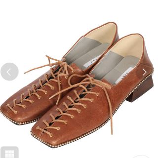 アメリヴィンテージ(Ameri VINTAGE)の新品 Ameri Lace up Loafer ブラウン M 23.5-24cm(ローファー/革靴)