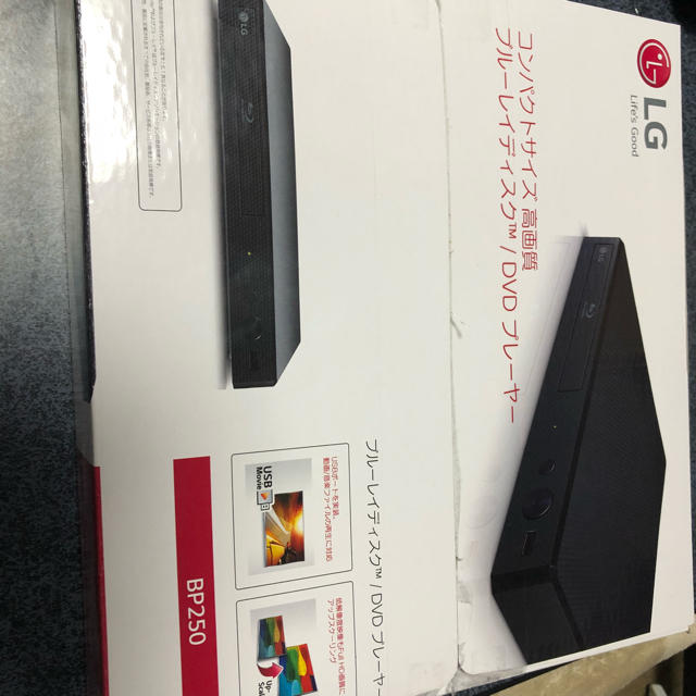 LG Electronics(エルジーエレクトロニクス)のBP250 スマホ/家電/カメラのテレビ/映像機器(ブルーレイプレイヤー)の商品写真