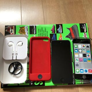 アイポッドタッチ(iPod touch)のipod touch 5世代 ブラック 32g(ポータブルプレーヤー)