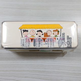 スヌーピー(SNOOPY)の新品 スヌーピー 箸付 二段ランチボックス シリコン製シールブタ(弁当用品)