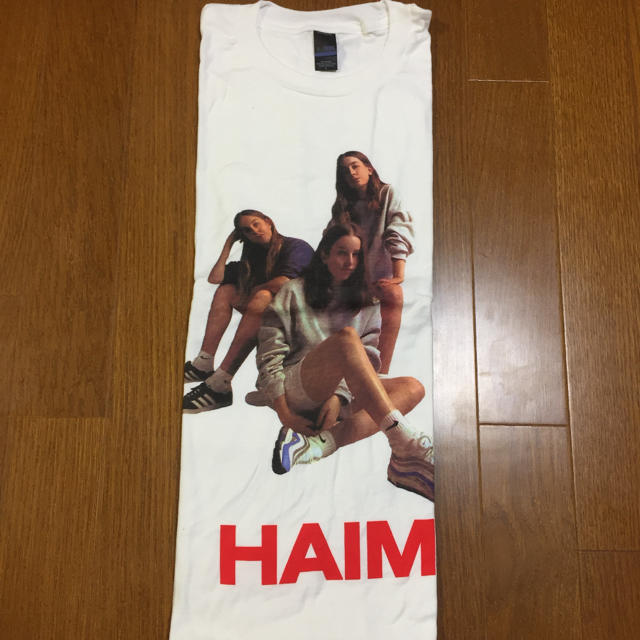 HAIM オフィシャルツアーTシャツ 新品未使用 s レディースのトップス(Tシャツ(半袖/袖なし))の商品写真