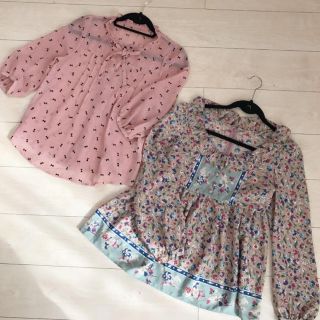 ジルスチュアート(JILLSTUART)の再値下♬春服♬ジルスチュアート ブラウス セット 未使用に近い♡(シャツ/ブラウス(長袖/七分))