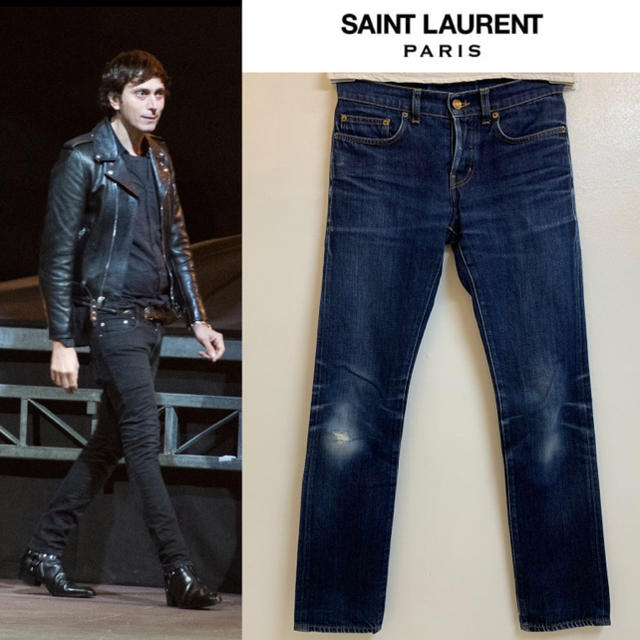 Saint Laurent(サンローラン)のSAINT LAURENT PARIS エディ期 ITALY製 スキニーデニム メンズのパンツ(デニム/ジーンズ)の商品写真
