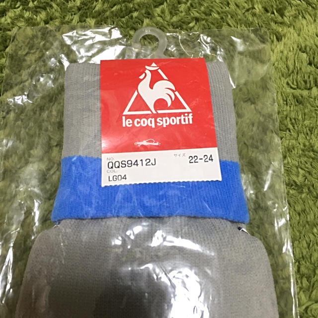 le coq sportif(ルコックスポルティフ)の新品 未開封 22〜24cm  ルコック ソックス サッカー ストッキング スポーツ/アウトドアのサッカー/フットサル(ウェア)の商品写真