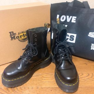 ドクターマーチン(Dr.Martens)の美品 Dr.Martens JADON UK5/マーチン 厚底 約24cm 黒(ブーツ)